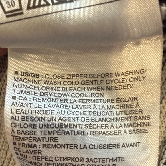 Gap Navy Marled Moto Jacket in Navy Uniform Size Large - Picture 11 of 12